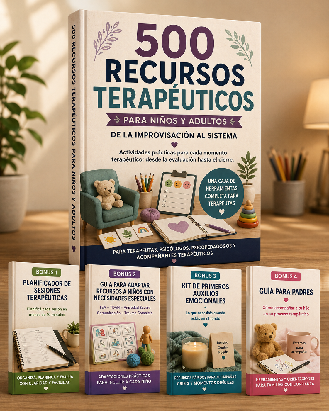 500 recursos terapéuticos